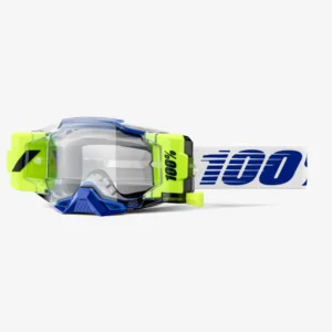 GOGGLE 100% ARMEGA FORECAST BLUE ROLL-OFF